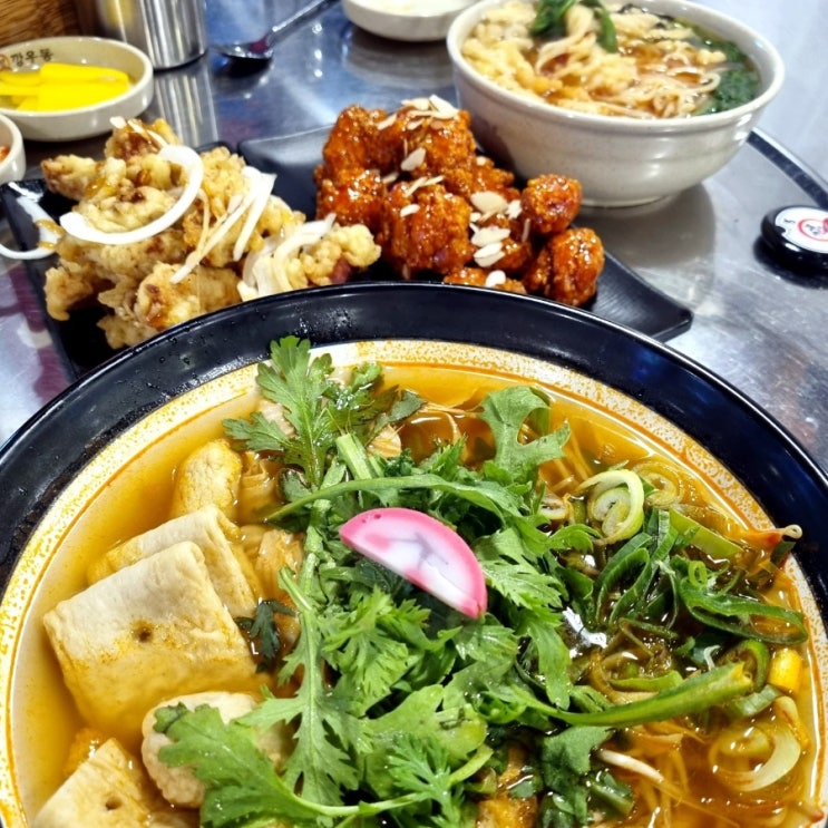  방이동 먹자골목 맛집 깡우동 탕수육 대존맛 여기가 1등!
