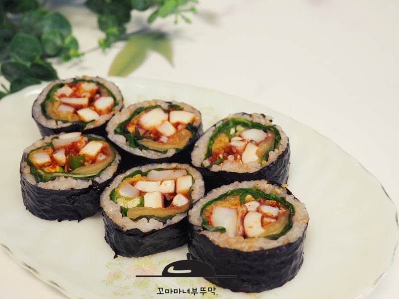 오징어냉동김밥 먹기 편한 저당김밥 순위 치킨컴 2