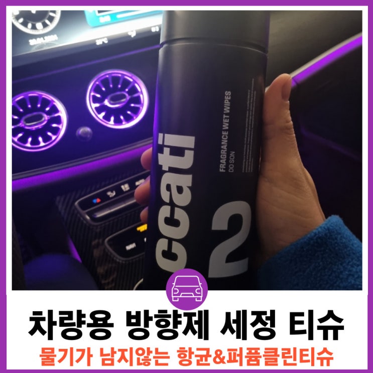  물기 남지않는 차량용 세정 티슈 추천 퍼퓸클클린 까띠