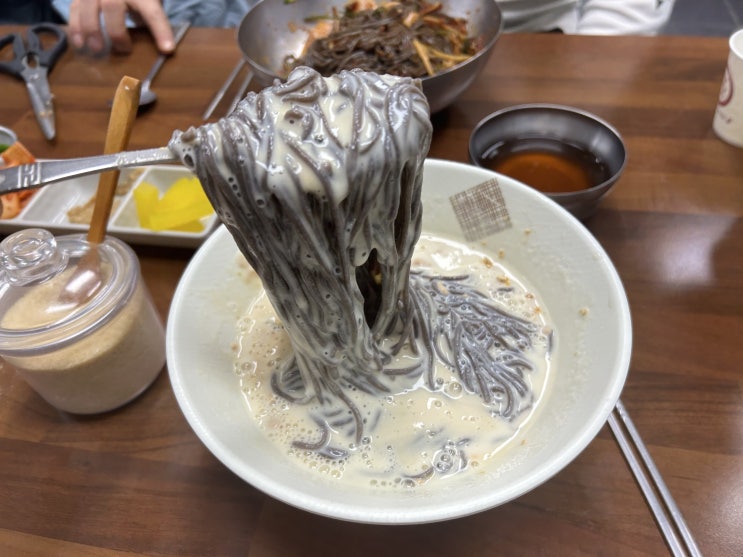 전주 한옥마을 맛집 부드러운 콩국수 메르밀진미집