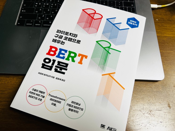 파이토치와 구글 코랩으로 배우는 BERT 입문 도서