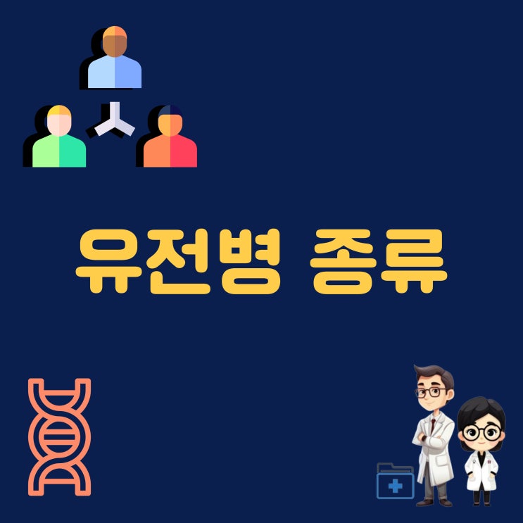  유전병 종류 유전자 검사 치료 암 비만 유전 사람 합스부르크 왕가
