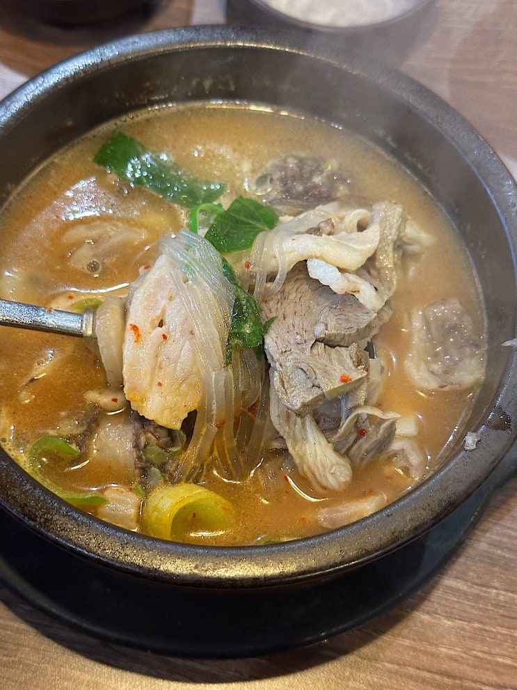  선릉역 역삼역 맛집 담소소사골순대국육개장 내돈내산 혼밥 가능
