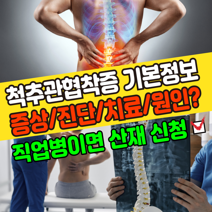  [건강정보]척추관협착증(증상/진단/치료/원인)직업병 산재보험 신청