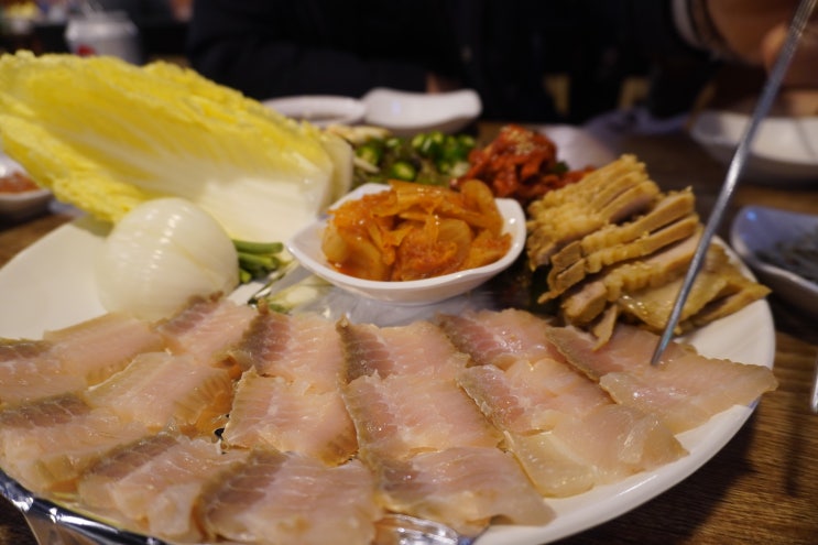  야탑 회식 찾을 때, 남도술상 홍어삼합에 분당막걸리 한잔