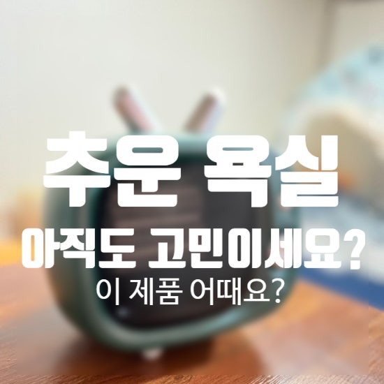  라라웨이 미니모스트 미니온풍기, 전기히터 2년 내돈내산 사용후기/욕실 온풍기 추천