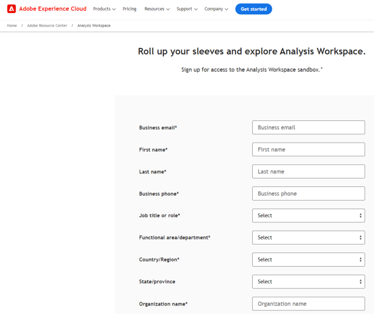  Adobe Analytics(어도비 애널리틱스) 데모계정