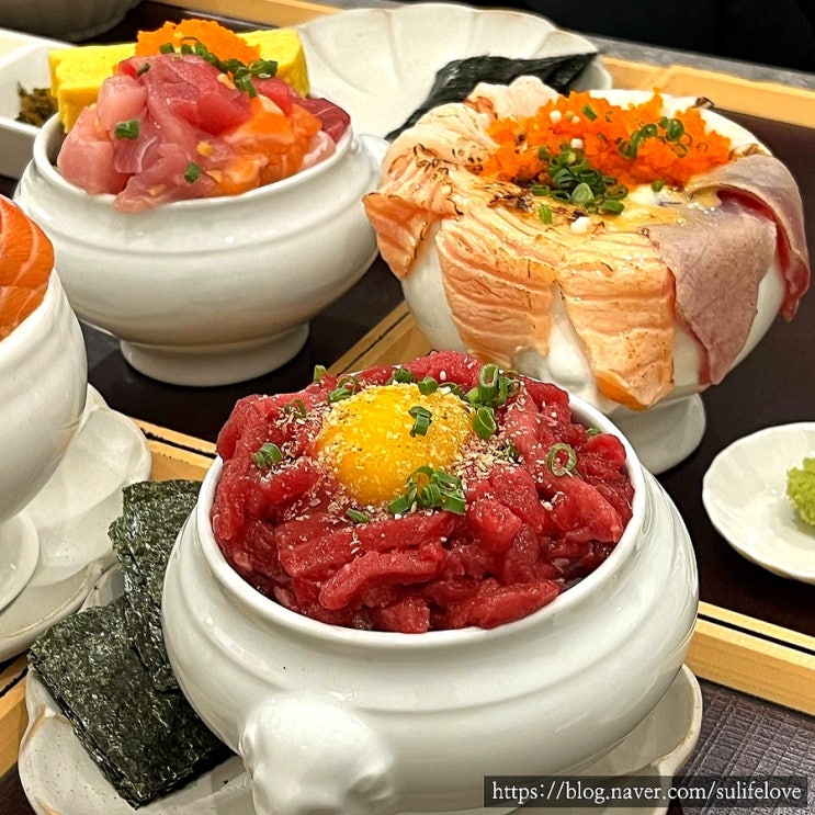  왕십리 놀거리 한양대맛집 스시도쿠카미동 왕십리역점