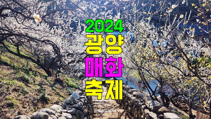 전라도 2024 봄꽃축제! 3월 광양매화축제 기본정보 (일정, 시기, 기간, 장소, 주차장) 전라도 2024 봄꽃축제! 3월 광양매화축제 기본정보 (일정, 시기, 기간, 장소, 주차장)