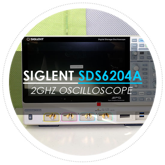 시그런트/ SIGLENT SDS6204A - 4ch, 2GHz Oscilloscope / 오실로스코프