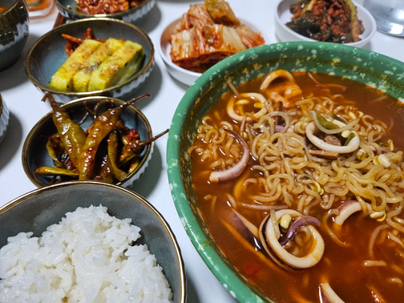 [ 짬뽕라면 ] 신라면 더레드 짬뽕라면 레시피