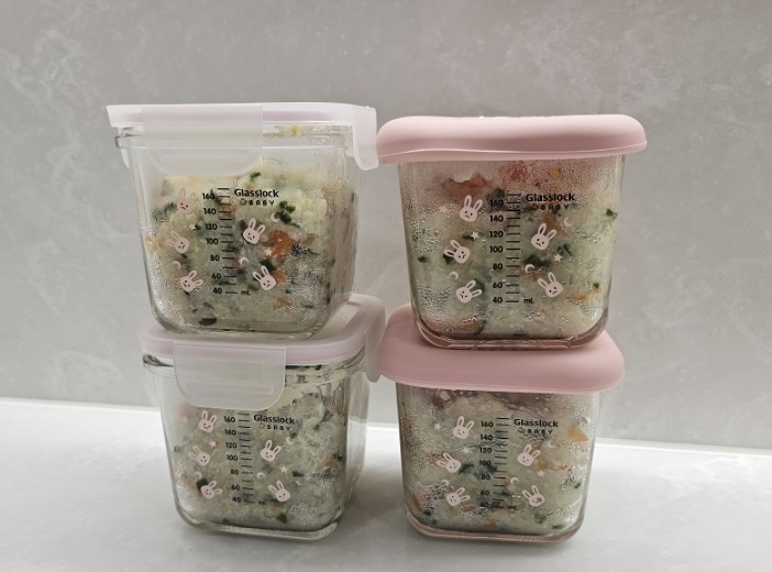 전복살닭고기야채진밥 10개월 아기 전복죽 이유식 만들기