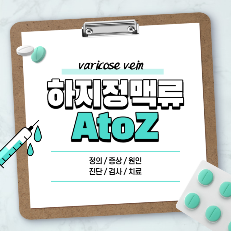  하지정맥류 A to Z 【#원인 #통증 #초기증상 #약 #치료 #수술 #시술 #진단 #검사 #완화 #개선 #예방법 #부종 #역류 #기본정보】