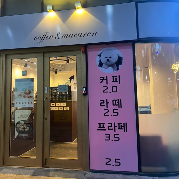  대구 신천동 동대구역 근처 비숑 카페