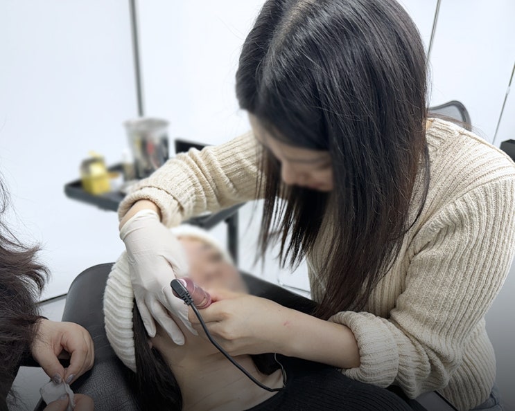  인천반영구학원 퀵틴트립 실습 방법