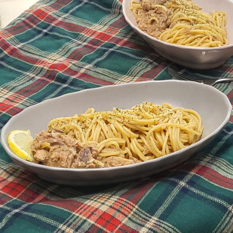  참치레몬파스타 레시피 - 간편하지만 풍부한 맛을 가진 최애 파스타