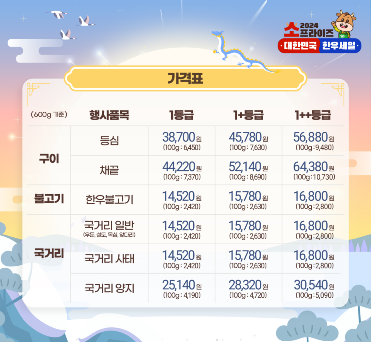 <b>한우장터</b> <b>온라인</b> 2024 소프라이즈 <b>한우</b> 최대 50% 할인 설날... 
