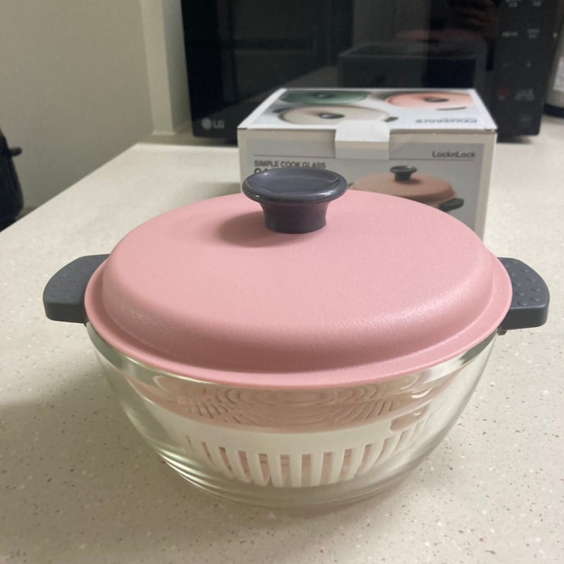 다이어터들을 위한 전자렌지 간편 유리 찜기 냄비 구매 후기, 락앤락 캐서롤 1.5L