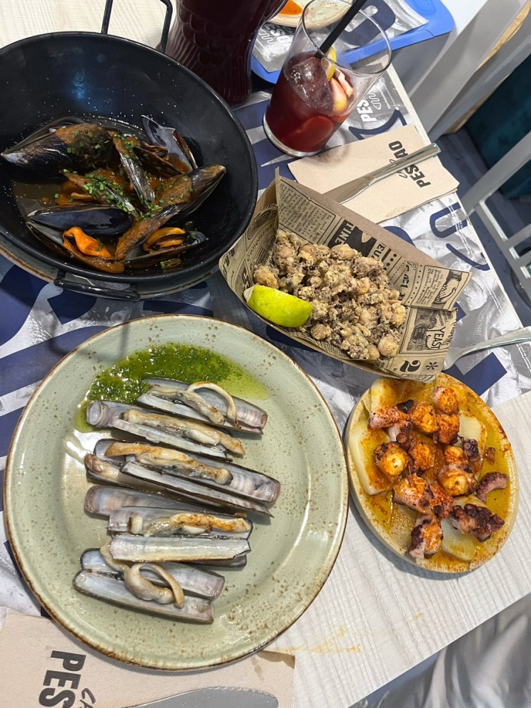 바르셀로나 해산물 맛집: 차오 페스카오 뽈뽀 맛조개 추천