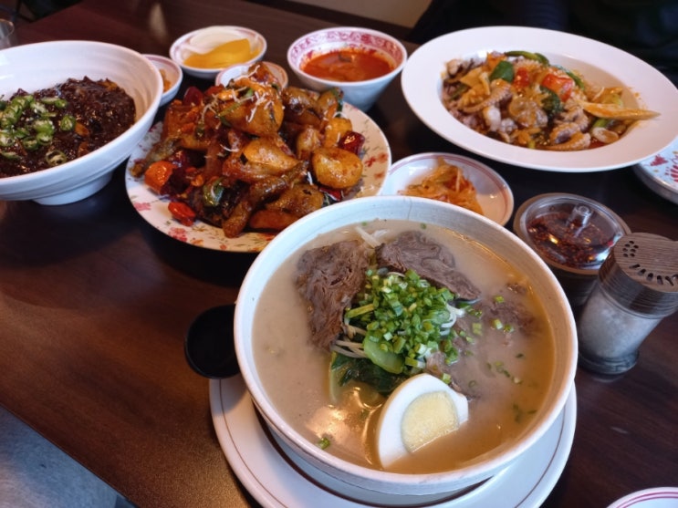  구래동맛집 구래역중식집 홍리향