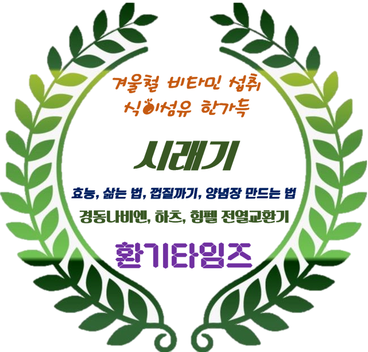 겨울철에 부족하기 쉬운 비타민과 미네랄 식이섬유가 듬뿍 들어있는 '시래기'_삶는 법, 껍질 까기, 양념장 만드는 법_조리할 때는 환기 필수_환기타임즈 겨울철에 부족하기 쉬운 비타민과 미네랄 식이섬유가 듬뿍 들어있는 '시래기'_삶는 법, 껍질 까기, 양념장 만드는 법_조리할 때는 환기 필수_환기타임즈