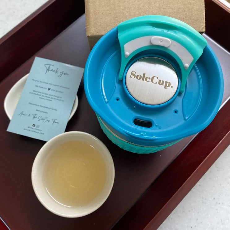  차(tea)에 진심인 영국인들이 애정하는 SoleCup 인퓨저 글래스 티머그