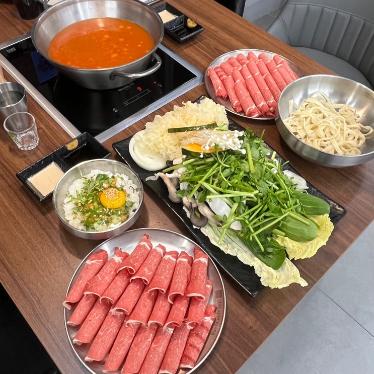  인천 송도 칼국수 맛집 고복샤브샤브 최애 등극