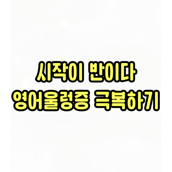  구례 오픽 토익과외 구례군 성인 기초 영어회화