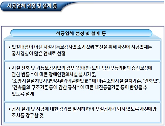 장애인거주시설 설계 및 공사 집행