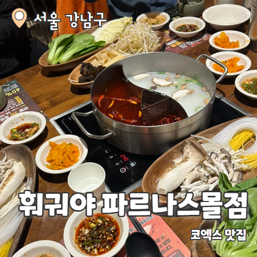  훠궈야: 코엑스맛집 훠궈 내돈내산 후기
