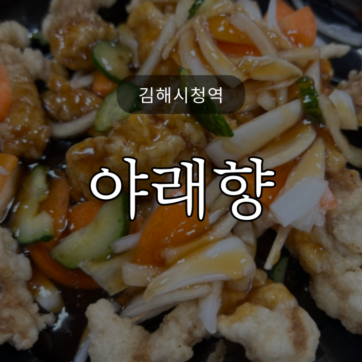  [김해시청역] 맛도 가격도 모두 만족하는 중식당 '야래향'