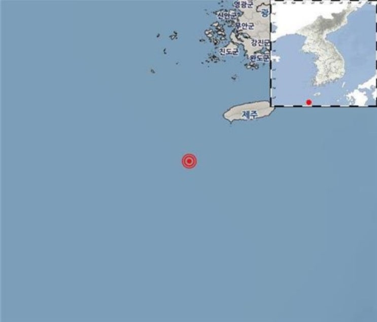이어도 <b>북동쪽</b> 바다 <b>규모</b> 3.8 <b>지진</b>…제주 일부 흔들림 감지