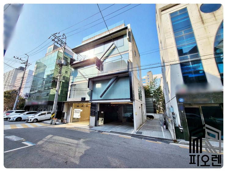  강남미니사옥 통임대 - 월 1300만, 주차4대, 포스코사거리이면, 즉시 입주, 연면적 148평.