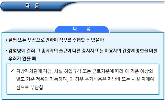 장애인거주시설 종사자 관리