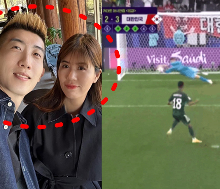 '한국 사우디 승부차기 <b>선방</b>' <b>조현우</b> 와이프 이희영 허위 불륜... 
