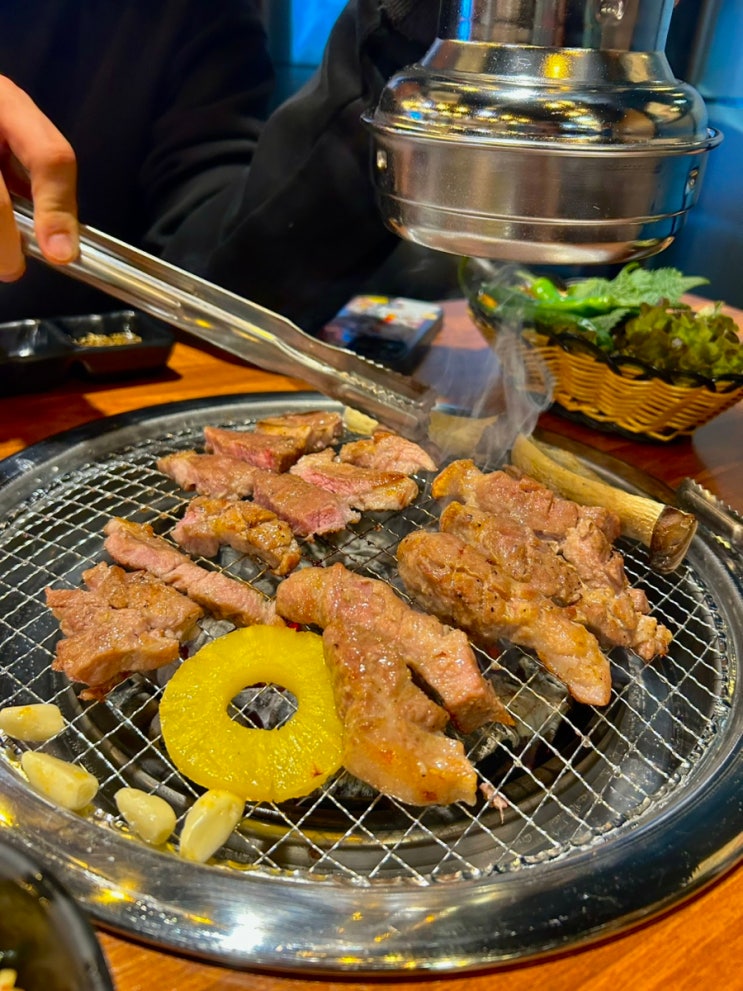  [울산 달동 맛집] 파인애플이 나오는 고기집 ‘태호숯불갈비’