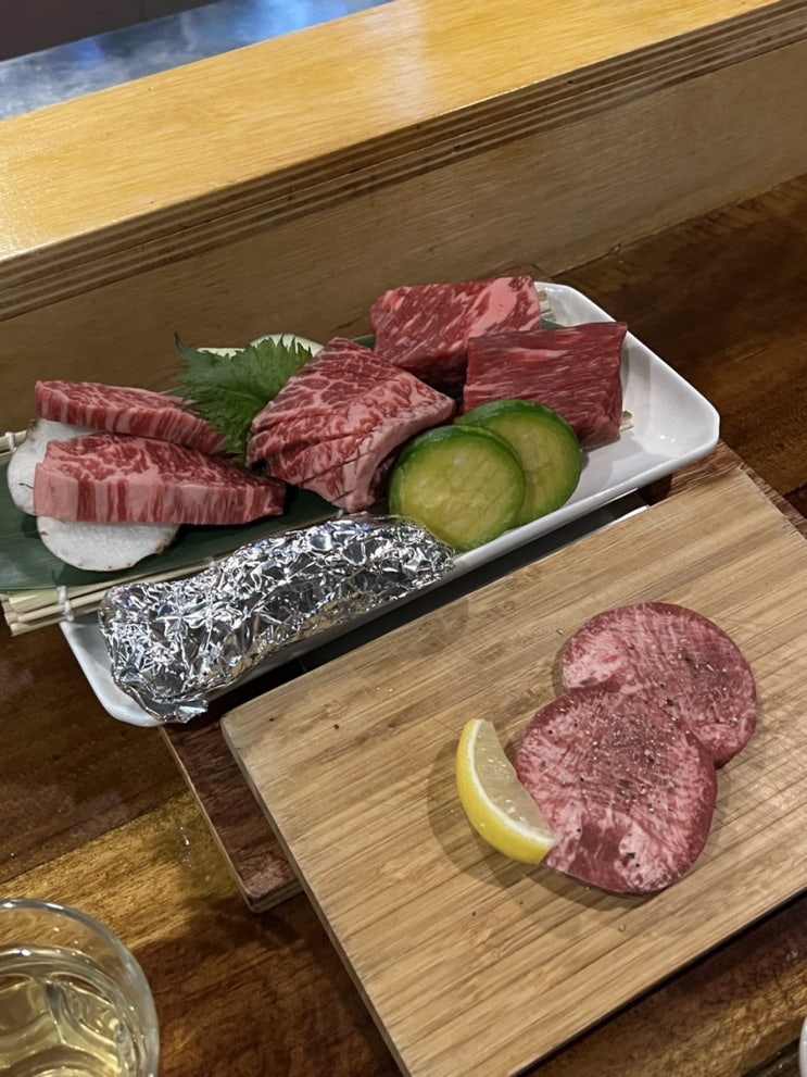  신용산역 맛집 특별한날 분위기낼때 용산 한우 오마카세 우시야(B코스)