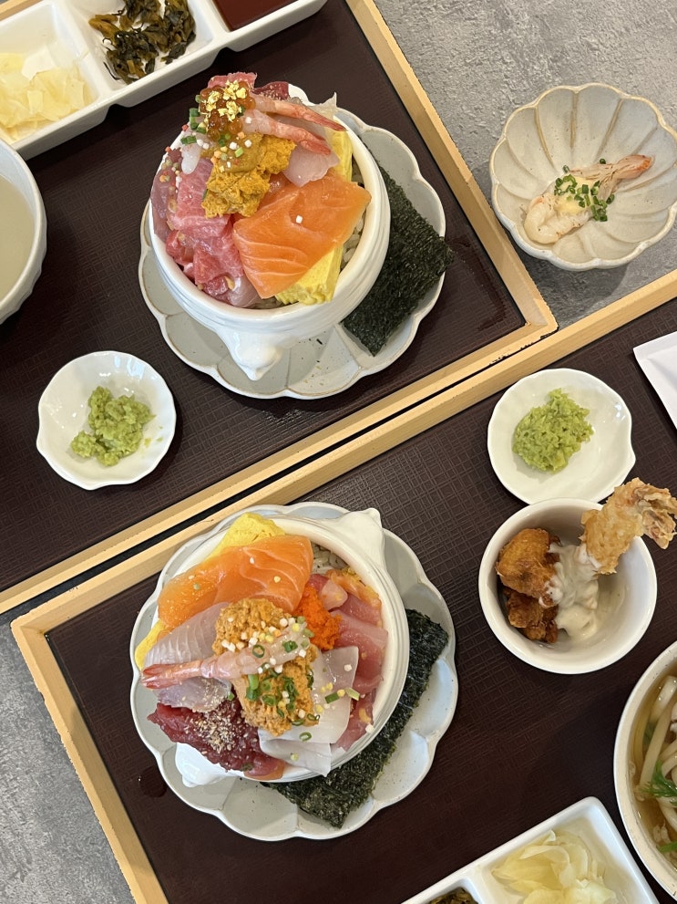  왕십리맛집 데이트코스로 좋을 존맛탱 사시미 한양대맛집 스시도쿠 카미동 왕십리본점