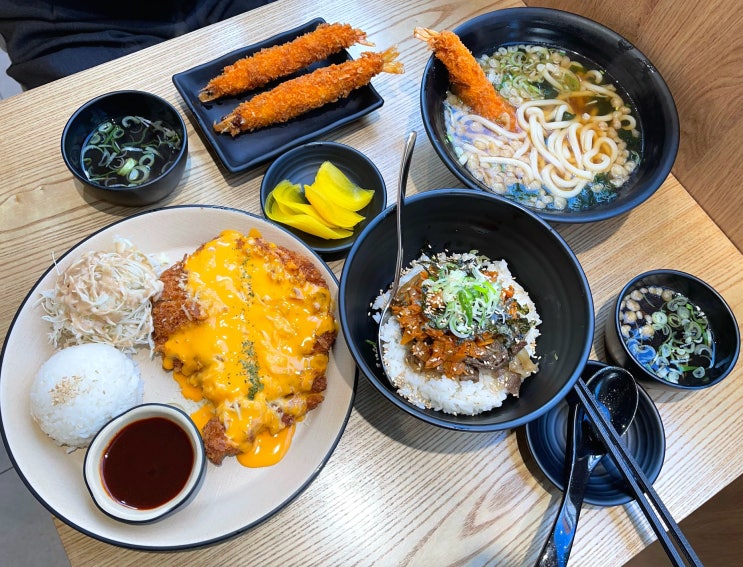  정관 돈까스 맛집 역전우동 즐기기