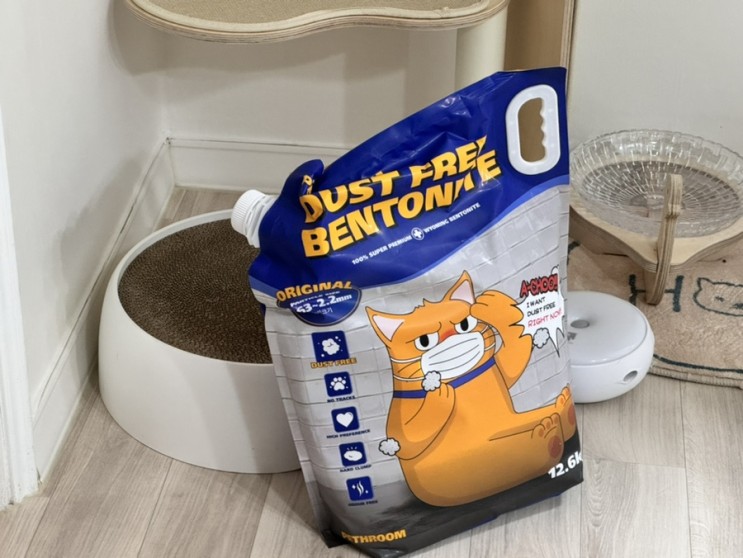 [페스룸 더스트 프리 벤토나이트 오리지널] 벤토 고양이 모래 먼지적은 모래 추천
