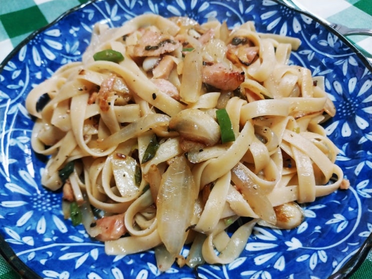  파기름파스타 페투치네ㅣ유통기한 지난 파스타면ㅣ파스타 재료 없어도 얼마든 맛있게
