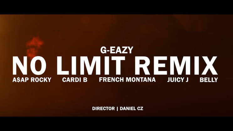 G-Eazy : No Limit ft. A$AP Rocky and Cardi B (2017)[가사/해석]