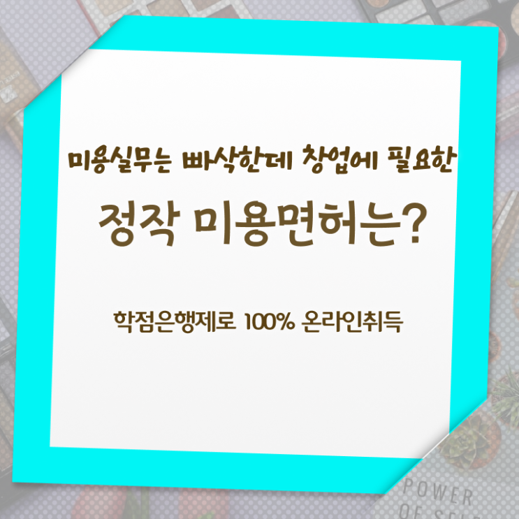  주부미용사자격증 종류 전망 알고 싶은 정보 가득 ?