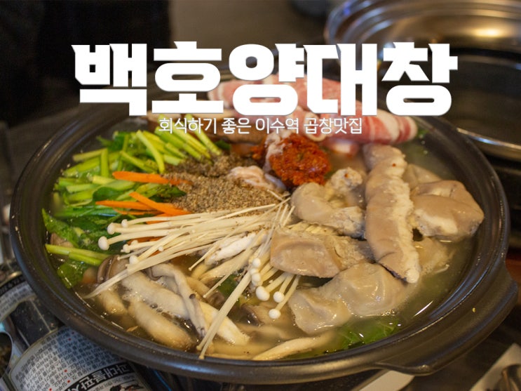  [사당동 곱창전골 맛집] 백호양대창 : 회식하기 좋은 깔끔한 이수역 맛집