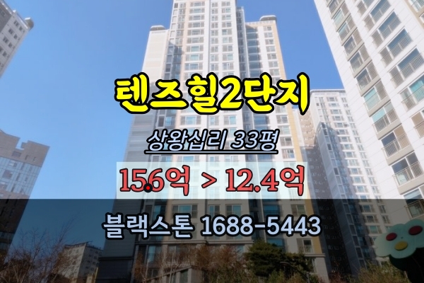  텐즈힐2단지 상왕십리아파트 경매 33평 성동구30평대