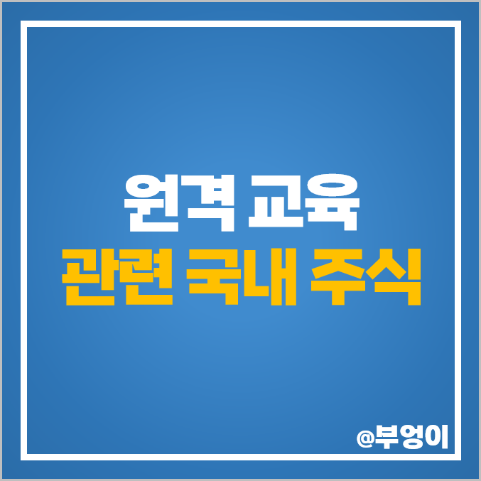 원격 교육 관련주 비트컴퓨터 로보로보 주가 주식 PER PBR