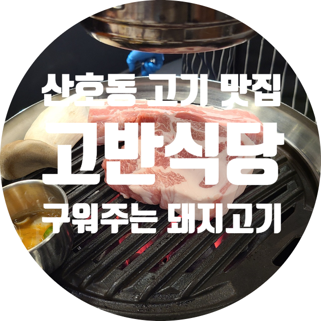  창원 마산 산호동 직접 구워주는 돼지고기 맛집 고반식당 산호점