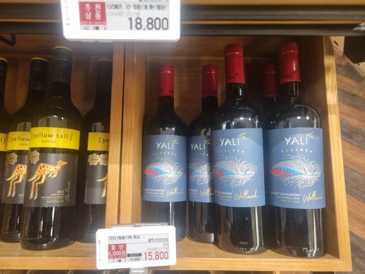 얄리 레세르바 까베르네소비뇽 2022 후기 및 가격정보 / Yali Reserva Cabernet Saugvignon 칠레 와인