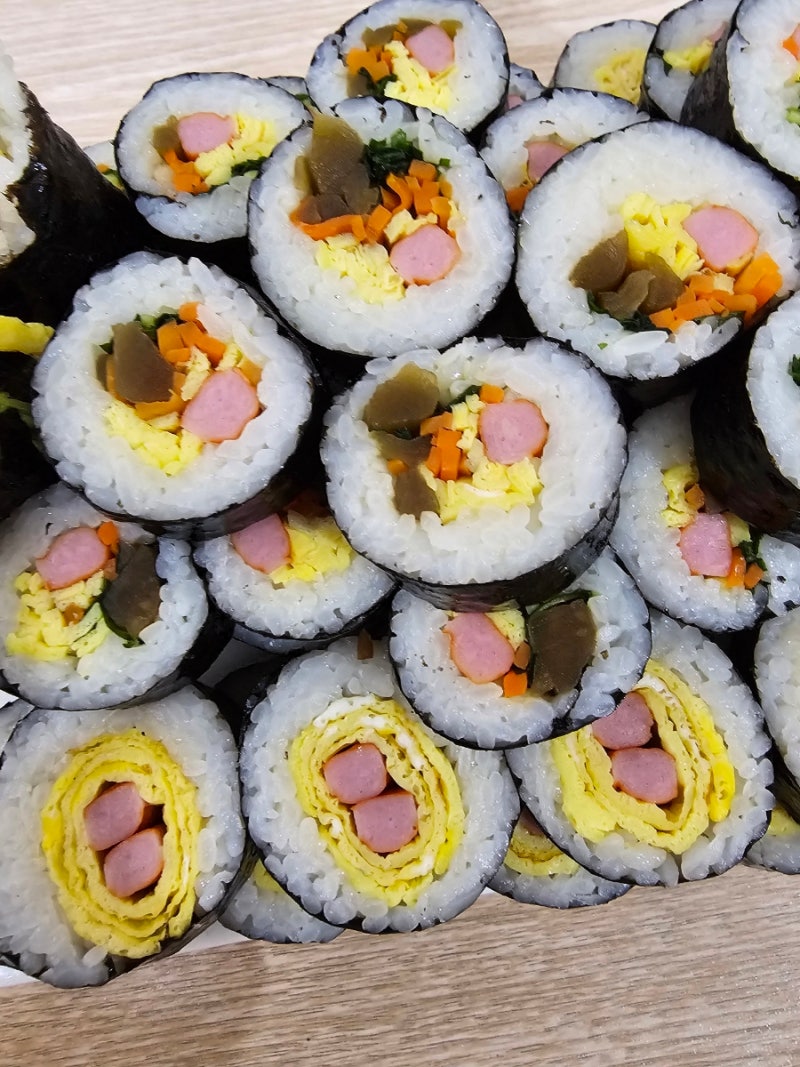 궁채장아찌로 김밥말았어요!단무지없는 김밥?!궁채장아찌김밥 싸기 ㆍ만들기
