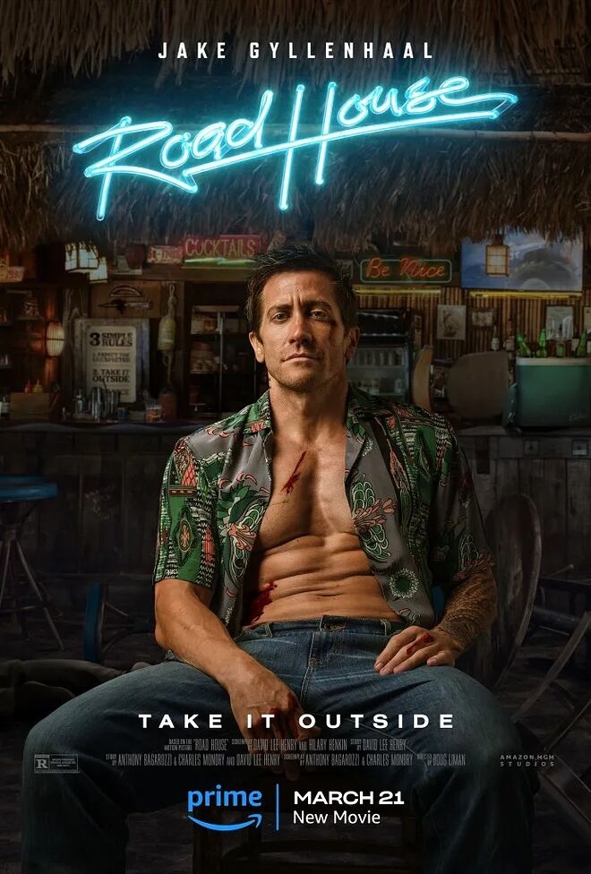 영화 로드 하우스(Road House), 2024 / <b>제이크</b> 질렌할 주연